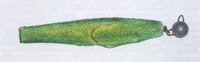 Поролоновая рыбка с прижатым двойником